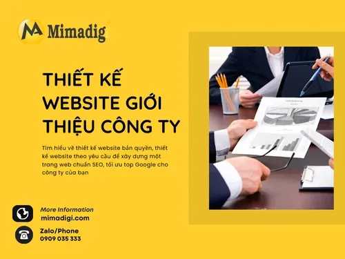 Thiết kế website giới thiệu công ty