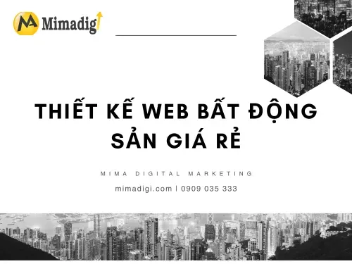 Thiết kế web bất động sản giá rẻ
