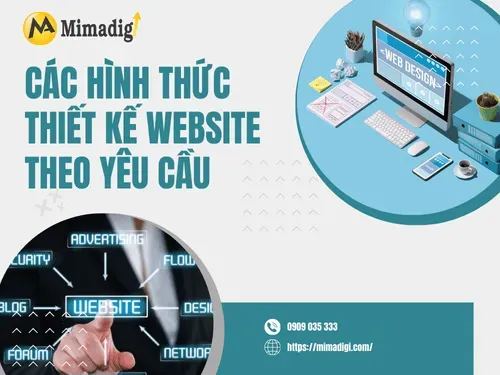 Các hình thức thiết kế website theo yêu cầu