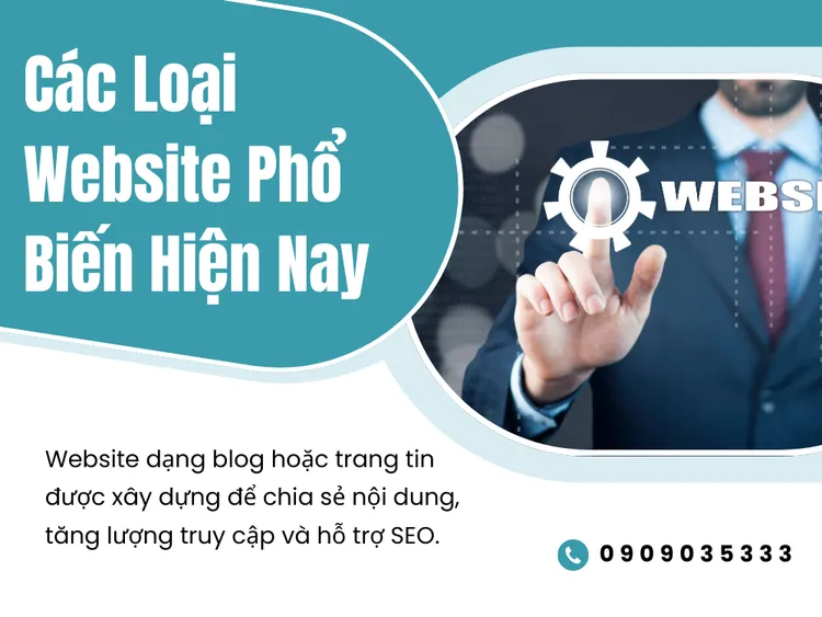 Các Loại Website Phổ Biến Hiện Nay