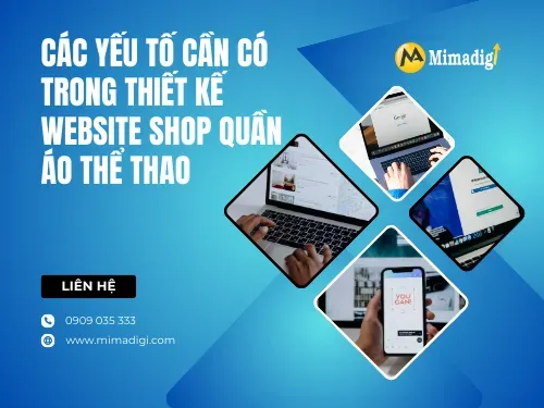 Thiết kế website shop quần áo thể thao