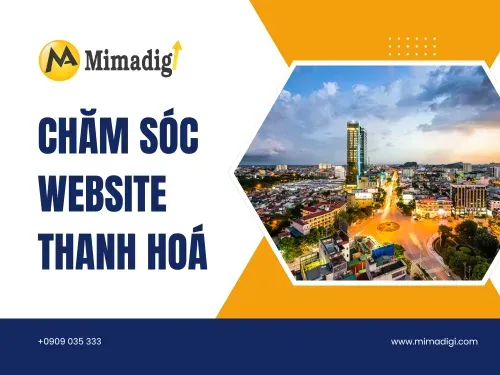 Chăm sóc website Thanh Hoá