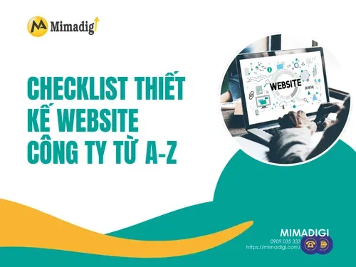 Checklist thiết kế website công ty từ A-Z