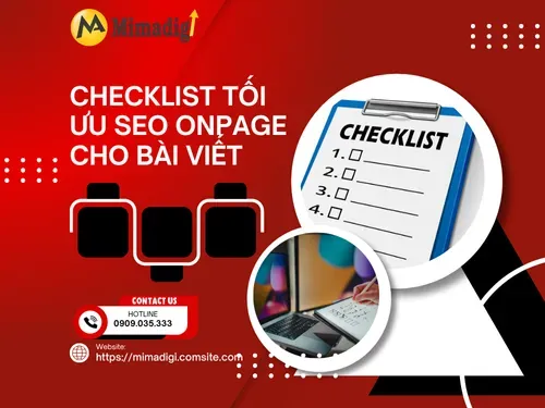 Checklist tối ưu SEO Onpage cho bài viết