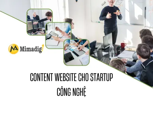 Content website cho startup công nghệ
