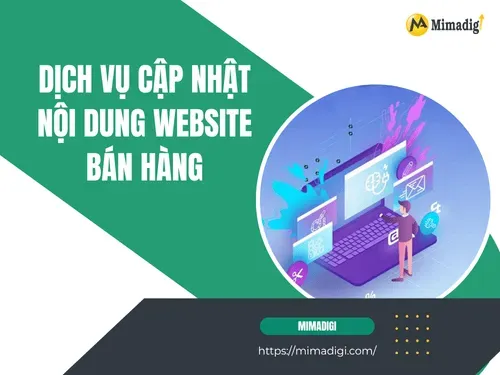 Dịch vụ cập nhật nội dung website bán hàng