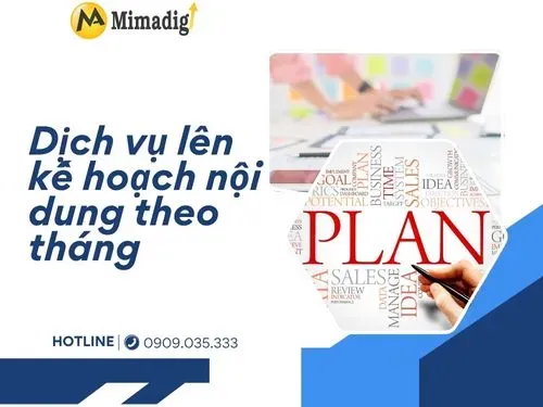 Dịch vụ lên kế hoạch nội dung theo tháng
