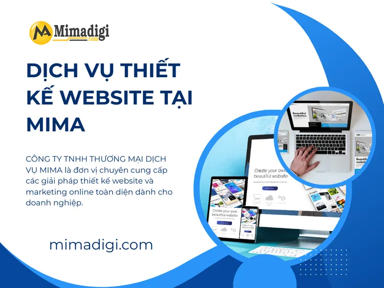 Dịch vụ thiết kế website tại MIMA