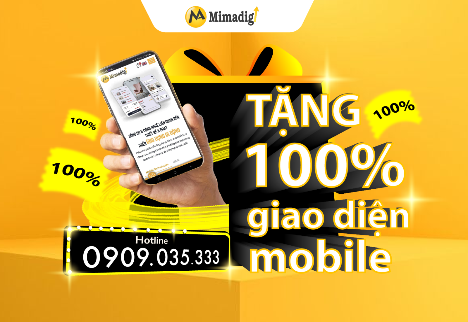 BLACK FRIDAY MIMA – GIẢM 100% PHÍ THIẾT KẾ WEBSITE MOBILE