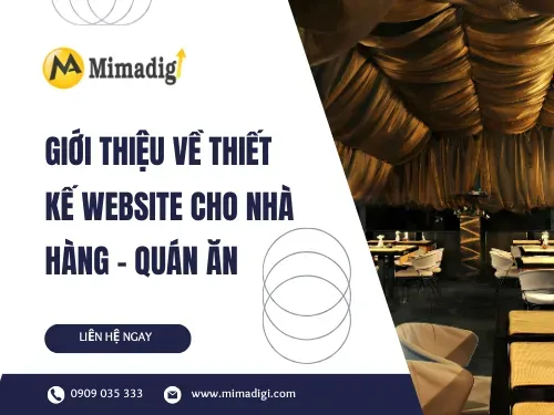 Thiết kế website theo yêu cầu cho nhà hàng - quán ăn
