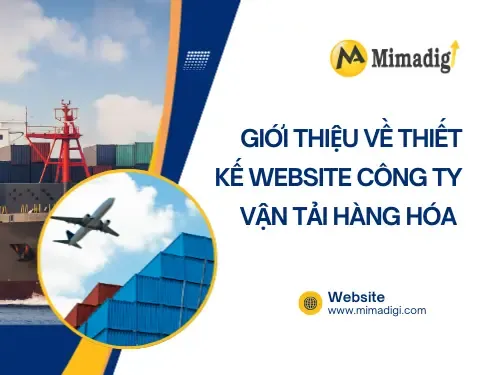 Thiết kế website công ty vận tải hàng hóa