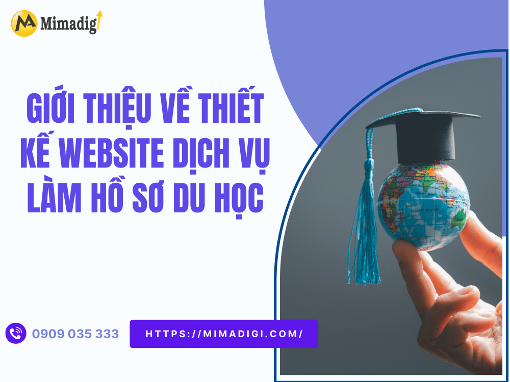 Thiết kế website dịch vụ làm hồ sơ du học