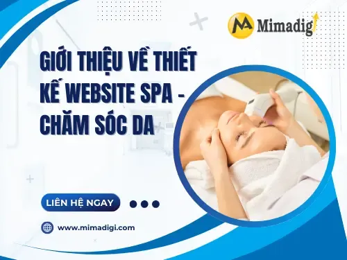 Thiết kế website dịch vụ spa – chăm sóc da