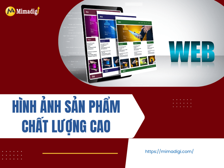 Hình ảnh sản phẩm chất lượng cao tại MIMA