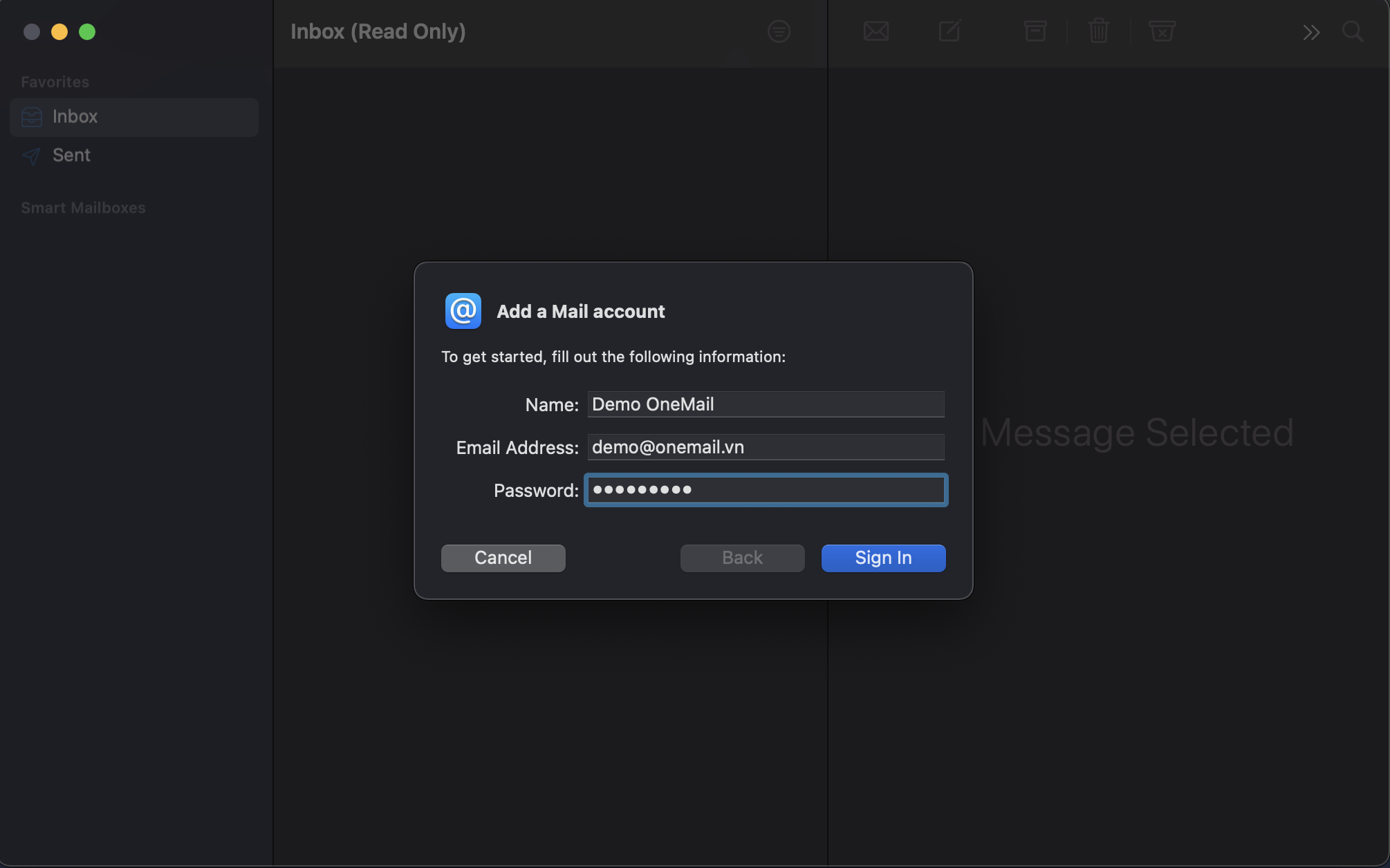 Hướng Dẫn Cài Đặt Email OneMail Trên MacOS Mail Nhanh Chóng Và Chính Xác