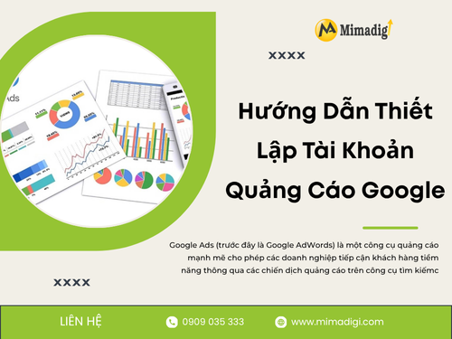 Hướng dẫn thiết lập tài khoản quảng cáo Google