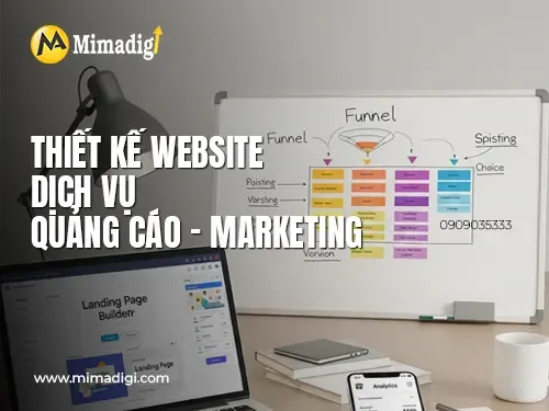 Thiết kế website dịch vụ quảng cáo – marketing