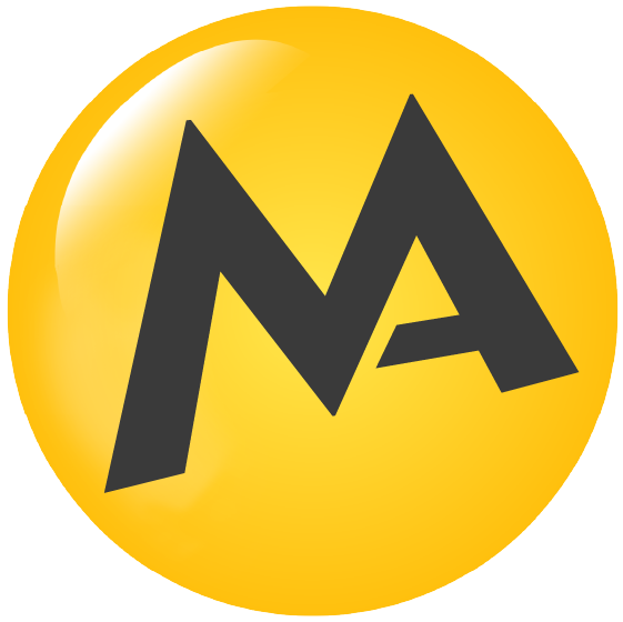 Ở trung tâm logo là chữ M – trái tim của MIMA.