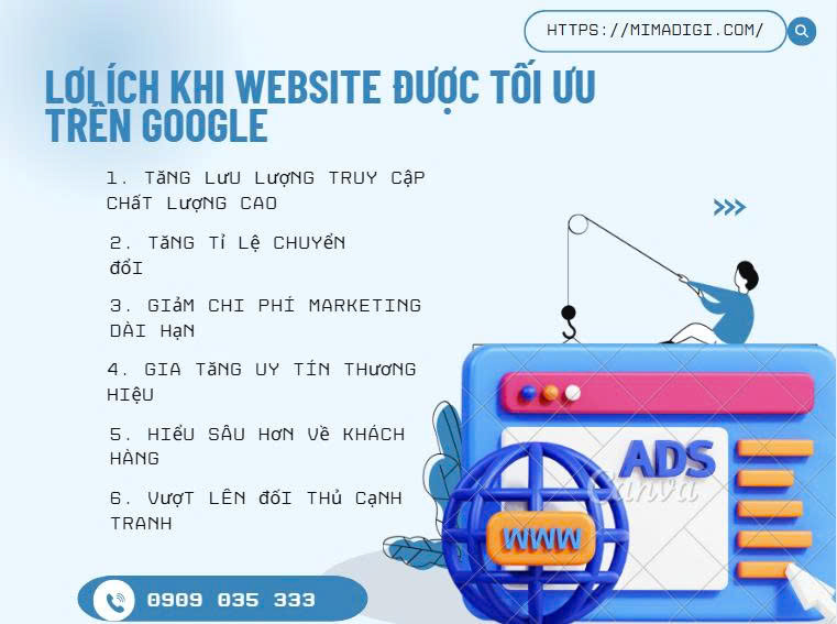 Lý Do Website Cần Được Tối Ưu Trên Google Tại MIMADIGI