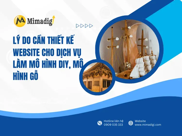 Thiết kế website làm mô hình DIY, mô hình gỗ