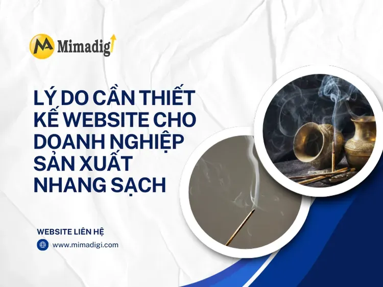 Thiết kế website làm nhang sạch – nhang trầm