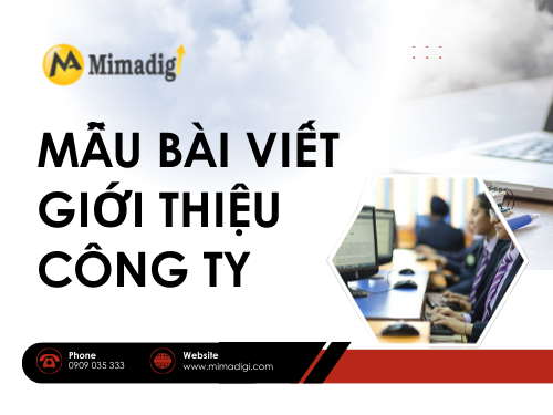 Mẫu bài viết giới thiệu công ty