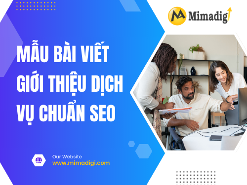 Mẫu bài viết giới thiệu dịch vụ