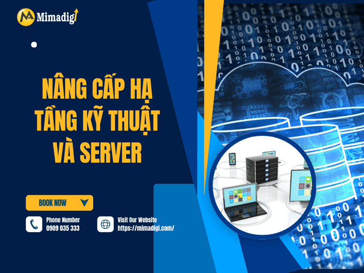 Nâng cấp hạ tầng kỹ thuật và server tại MIMA