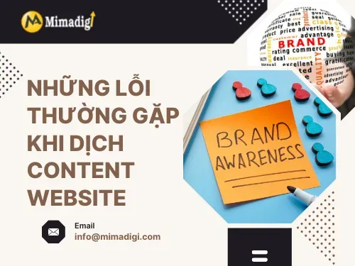 Các lỗi thường gặp khi dịch content website
