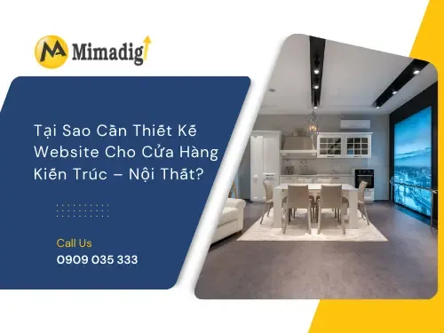 Thiết kế website kiến trúc – nội thất
