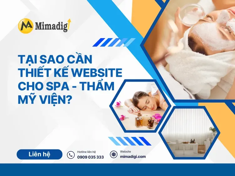 Thiết kế website spa - thẩm mỹ viện theo yêu cầu