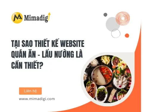 Thiết kế website quán ăn – lẩu nướng