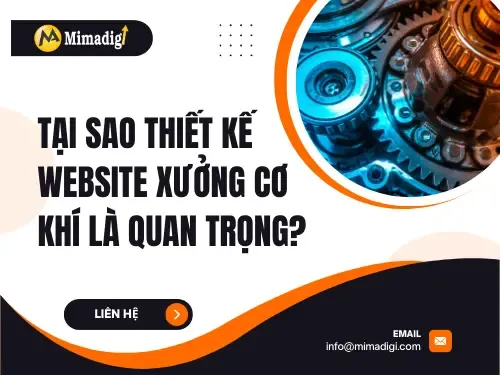 Thiết kế website xưởng cơ khí