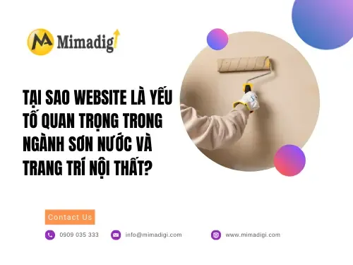 Thiết kế website sơn nước, trang trí nội thất