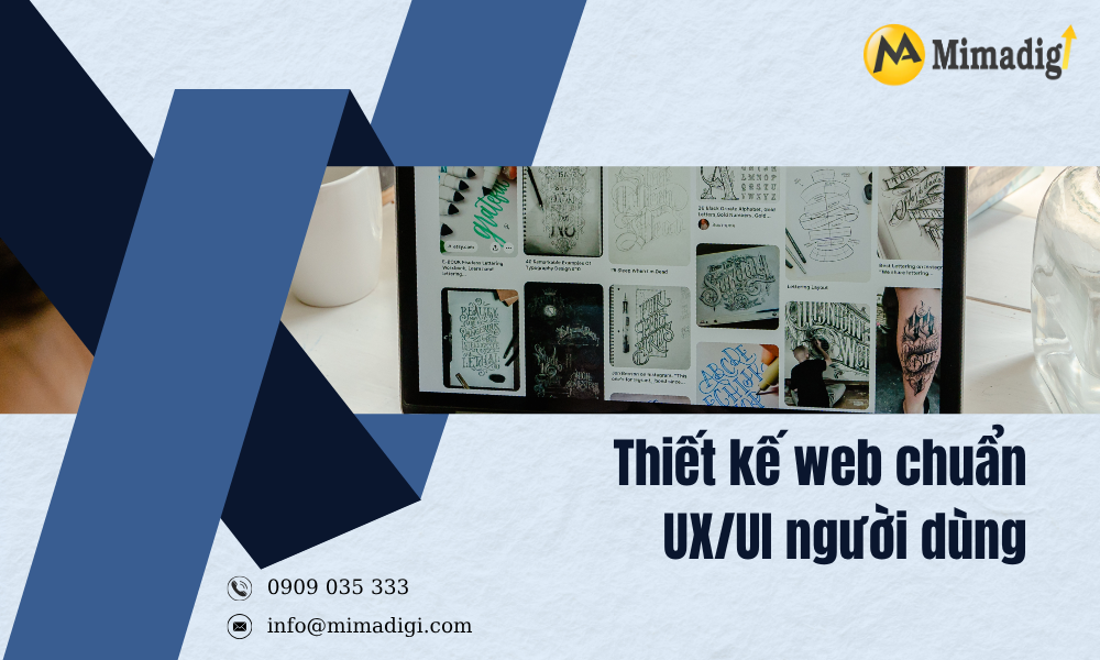 Thiết kế web chuẩn UX/UI người dùng