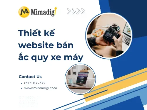 Thiết kế website bán ắc quy xe máy