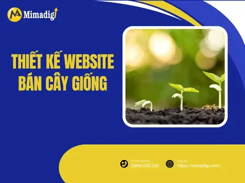 Thiết kế website bán cây giống