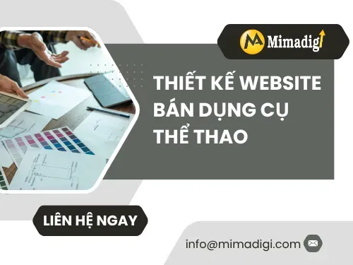 Thiết kế website bán dụng cụ thể thao