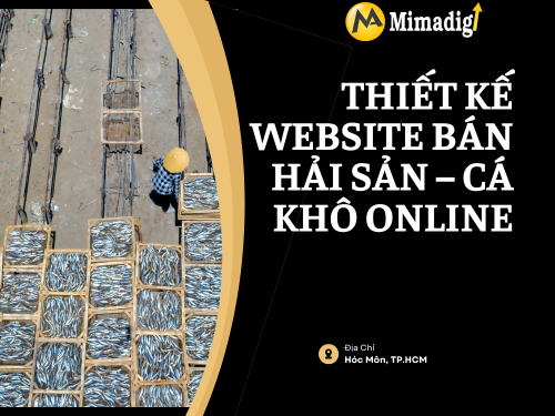 Thiết kế website bán hải sản – cá khô online