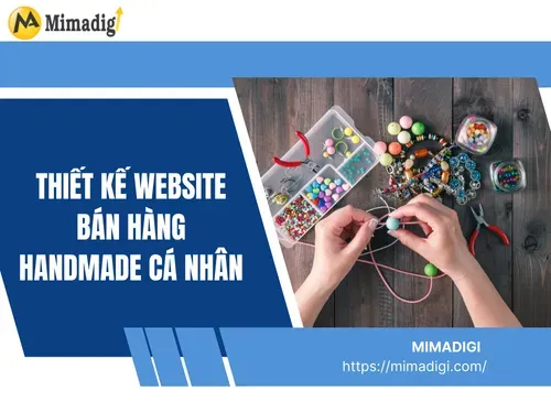 Thiết kế website bán hàng handmade cá nhân