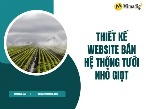 Thiết kế website bán hệ thống tưới nhỏ giọt