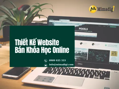 Thiết kế website bán khóa học online
