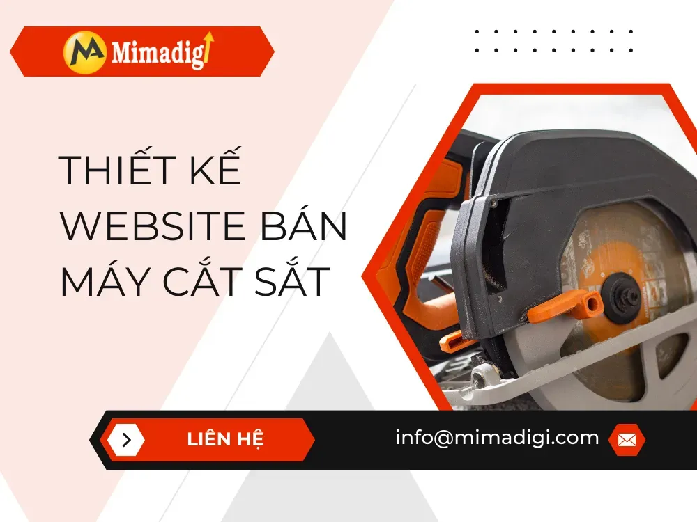 Thiết kế website bán máy cắt sắt