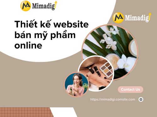 Thiết kế website bán mỹ phẩm online