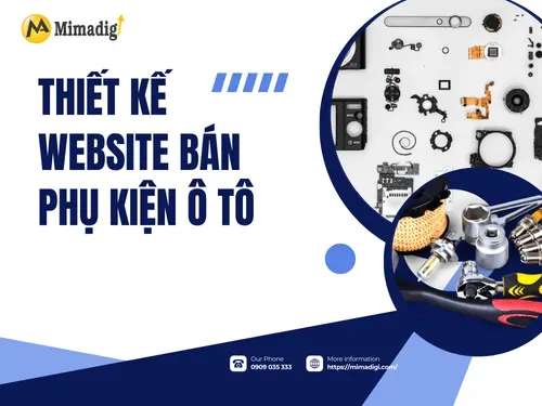 Thiết kế website bán phụ kiện ô tô