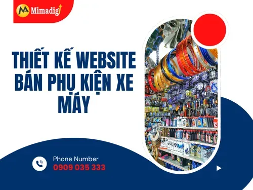Thiết Kế Website Bán Phụ Kiện Xe Máy