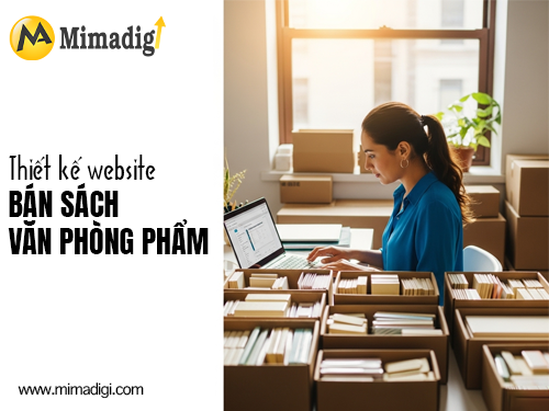 Thiết kế website bán sách, văn phòng phẩm