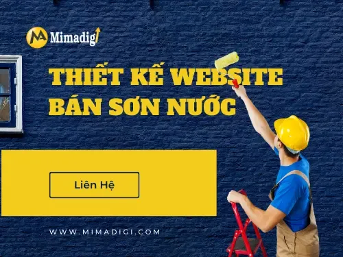 Thiết kế website bán sơn nước