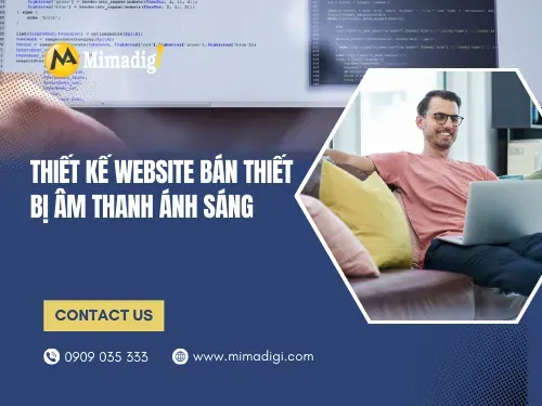 Thiết kế website bán thiết bị âm thanh ánh sáng