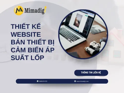 Thiết kế website bán thiết bị cảm biến áp suất lốp